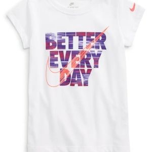 Girls Nike S athletic cotton tee shirt